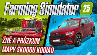 ŽNĚ A PRŮZKUM MAPY ŠKODOU KODIAQ! | Farming Simulator 25 #05