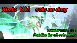 【トーラム】Toram Online　 Kuzto NM No dmg  clear solo gunner (3:48)【クースト】