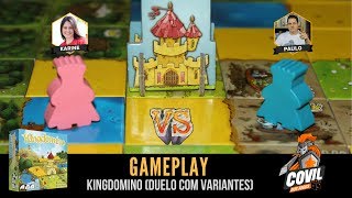 Covil dos Jogos - Gameplay Kingdomino (Versus Especial)