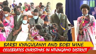 BARBIE KYAGULANYI NE BOBI WINE CHRISTMAS BAGILIRIDE NTUNGAMO EWA SEZALA WE