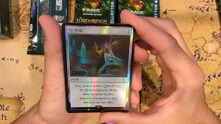 Pulled a Serialized Sol Ring!?  MTG Lord of the Rings Collector Booster Box Opening