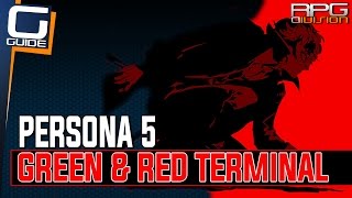 Persona 5 - Green \u0026 Red Terminal Locations (Niijima's Palace)