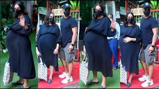 9 Month Pregnant Neha Dhupia CAN’T Walk Properly Shocking Weight GAIN In Last Month Of Pregnancy!