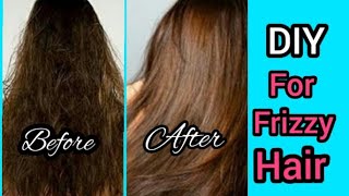 DIY for frizzy hair // இந்த methodல Shampoo  பண்ணி பாருங்க....உங்க Hair vera levelல இருக்கும்.....