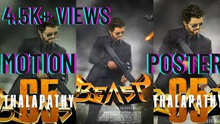 BEAST-Thalapathy 65 Movie Third Look Motion Poster| Thalapathy 65 Fan-made | Vijay ,Pooja Hegde #T65