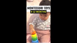 Montessori toys ideas 9-12 months