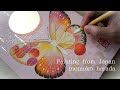 日本画制作 / Painting from Japan【さくらんぼ / Cherry】メイキング動画 Japanesestyle painting maiking video