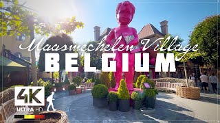 Luxurious Open-Air Shopping mall in Belgium: Maasmechelen Village 4K