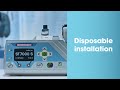 Learn how to use the ST7000 syringe infusion pump - Samtronic | Disposable installation