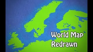 World Map Redrawn