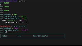 Representing Integers in Python