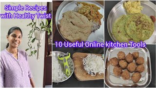 தமிழில்: 10 Useful Online Kitchen Tools |Moonglet| Oats \u0026 Nuts Cake|VegetablePancakes|Aviyal