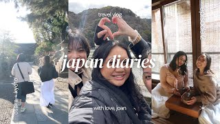 japan diaries ｡･ﾟﾟ･ leaving osaka \u0026 kyoto cafe, shrines, and arashiyama!