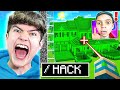 Ich HACKE HEIMLICH bis KLEINER JUNGE AUSRASTET in einer BAU CHALLENGE! in Minecraft