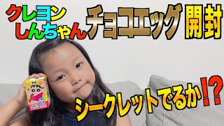 クレヨンしんちゃんチョコエッグ開封してみた！まさかのシークレットでた！？Sunny Side Channel