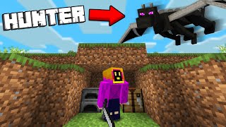 Minecraft Manhunt But The Hunter Is The Ender Dragon!