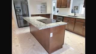 Viscount White Granite Kitchen Countertops