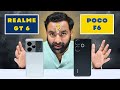 realme GT 6 vs POCO F6 Clear Comparison | Best 5G Phone under ₹ 35000 !