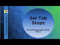 Google Docs Basics - Set Tab Stops | Technology Education