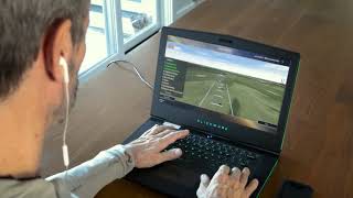 2D portal into your 3D parachute flight environment