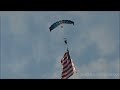 2021 greenwood lake airshow opening ceremonies flag jump