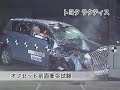 自動車アセスメント：トヨタラクティス：オフセット前面衝突試験