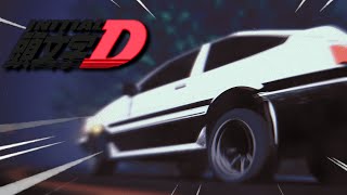 Initial D [Blender Animation Test] Real Real