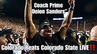 Lou Young Pulls Up On Deion Sanders aka Coach Prime! *Colorado Buffs Beat CSU In Double Overtime!*