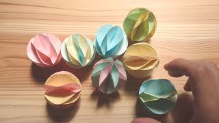 【よちよちいく】モビール用ハニカムボールの作り方を紹介【100均DIY】
