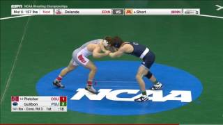 2017 NCAA Wrestling 141lbs: Jimmy Gulibon (Penn State) vs Luke Pletcher (Ohio State)