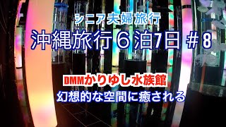 沖縄旅行6泊7日＃8【シニア夫婦旅行】DMMかりゆし水族館の幻想的空間に癒される