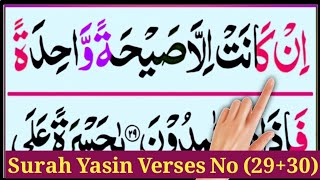 Surah Yaseen Verses No 29+30 (learn word By word) In Beautiful Voice with Arabic Text HD