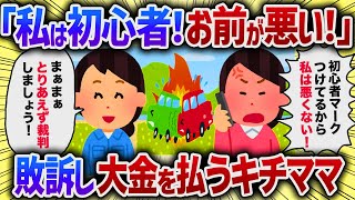 「私は初心者！お前が悪い！」敗訴し大金を支払うママ【女イッチの修羅場劇場】2chスレゆっくり解説