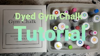 Dyed Gym Chalk Tutorial