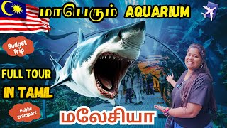 Malaysia Aquarium Adventure! Explore in Tamil 🐟🐠 |  மலேசியா மாபெரும் அக்வேரியம்! #malaysia #tamil