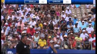 Demi-finale de l'Europétanque Département des Alpes-Maritimes à Nice 2015 : Sevilla vs Quintais