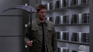 Supernatural - Dean \u0026 Cass Go To Deaths Library 15x18