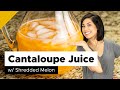 Cantaloupe Juice (Filipino Drink)