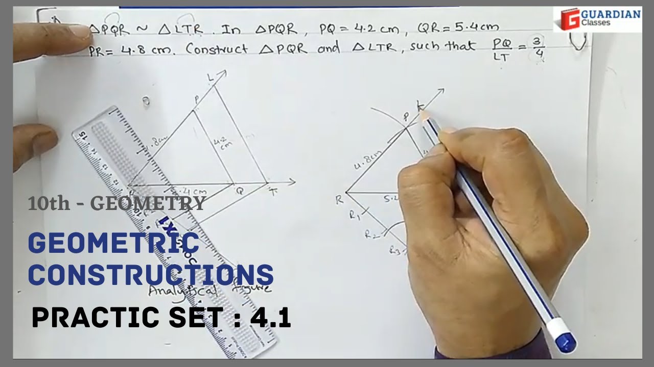Geometric Constructions Practice Set 4 1 10th Geometry