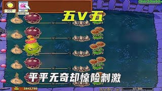 植物大战僵尸：五V五，看上去平平无奇，实际上惊险刺激