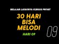 BELAJAR GITAR PRIVAT - 30 HARI BISA BERMAIN MELODI - HARI 9