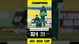 ⚡Pakistan  🇵🇰   Rocked 😎India Shocked 😫 ACC emerging Asia Cup🏆#trending  #pct #cricket #pakistan
