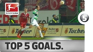 Freis’ Solo and Saglik’s Belter - Top 5 Goals on Matchday 16