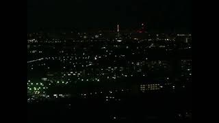 石清水八幡宮の展望台から夏の京都の夜景を眺める-2021年8月16日