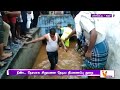 கழிவுநீர் வடிகாலில் தவறி விழுந்த சிறுவன்.. karur heavy rain