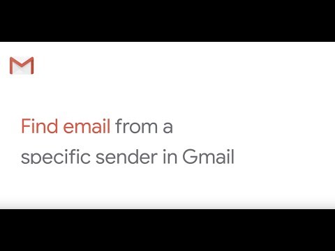 Find emails from specific senders in Gmail