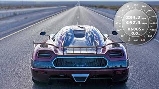 Koenigsegg AGERA RS bate 457Km/h - CARRO MAIS RÁPIDO DO MUNDO!