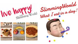 SlimmingWorld What I eat in a day 07.11.20