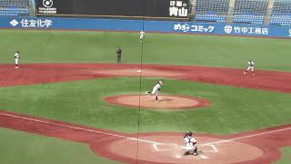 野球選手フォーム集802 亜細亜大学 鍵翔太［3年 神戸国際大付］投球フォーム （東都大学野球2022/4/13 亜大VS.國學院大）