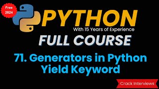 Generators in Python | Python Tutorial | Learn Python Programming